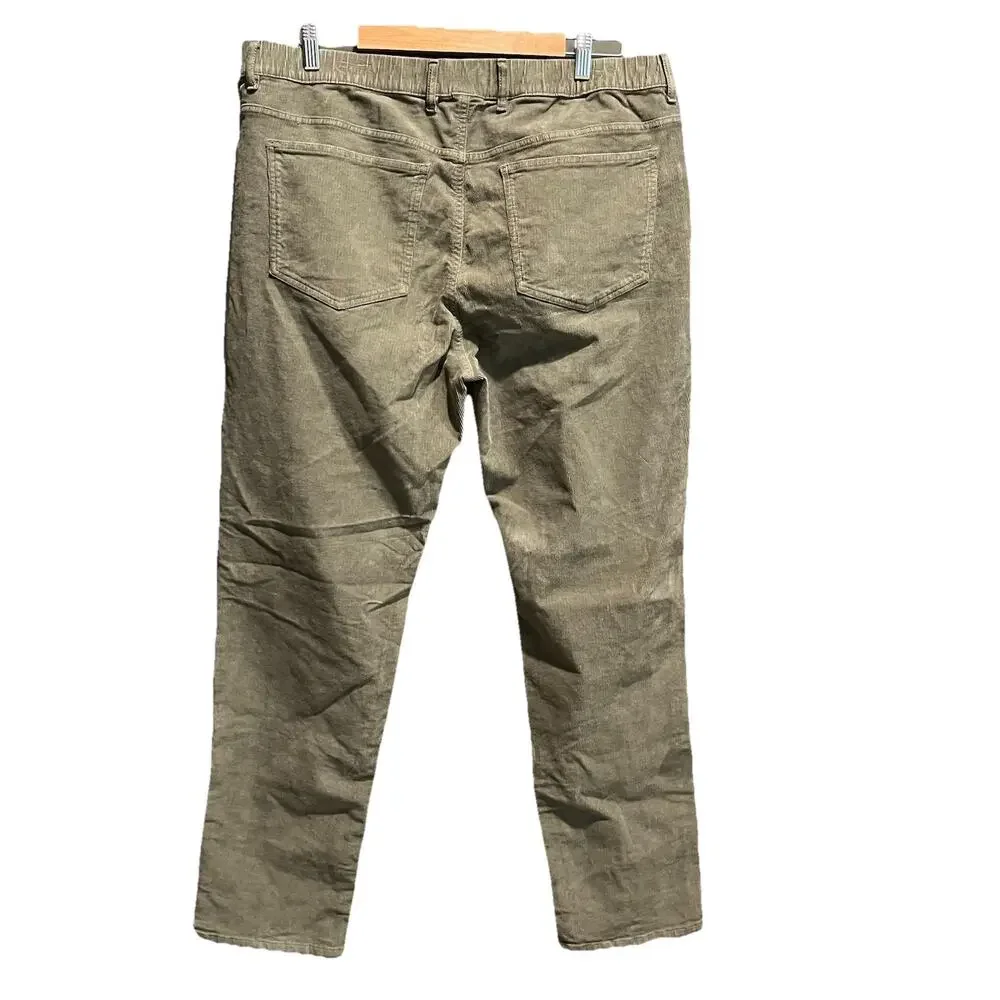 Bearbottom Green Pull‎ On Corduroy Men's Pants Size XXL - 32